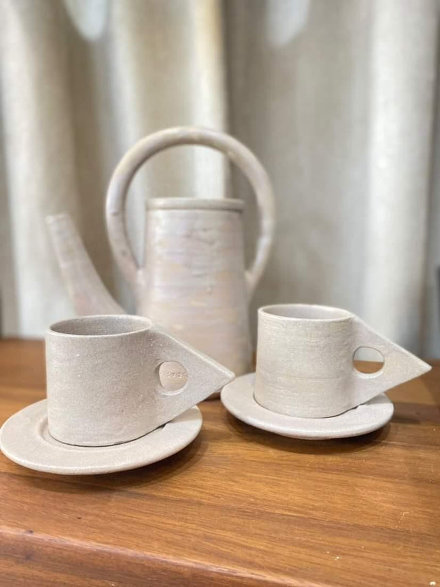 Set Of Tea Cups & Tea Pots